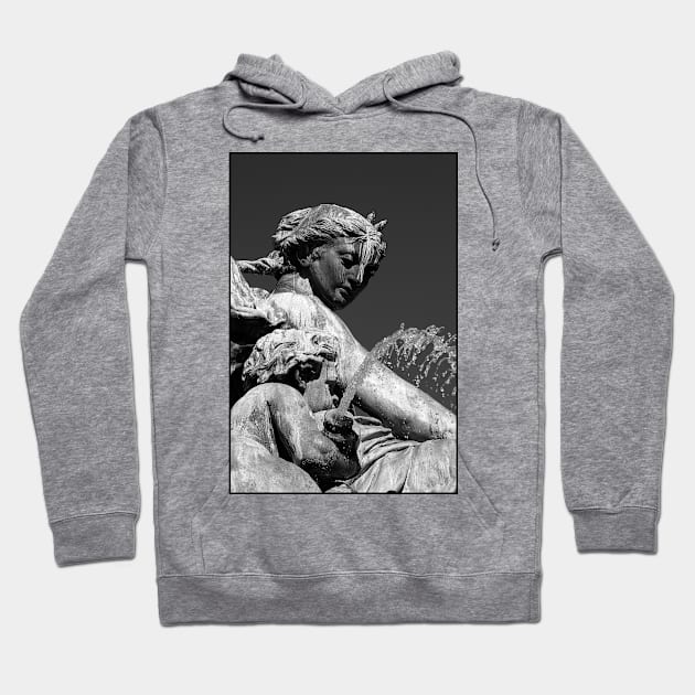 La Fontaine Bartholdi, Place Des Terreaux, Lyon, France Hoodie by Photo IMAGINED